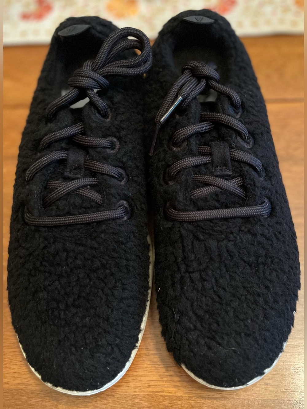 Allbirds Women's Black Sherpa Wool Soft Sneakers